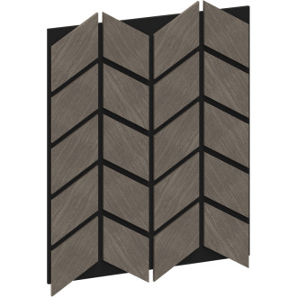 Mexen Form 03 panel ścienny akustyczny 71,5 x 58 cm (4szt.), filc 9 mm, fornir techniczny, Szary Dąb - S111-71587-03-043