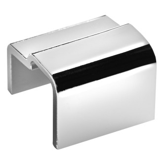 LUXOR ukončení přetokové lišty, pravý, chrom NDGU4011223CH
