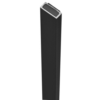 LUXOR BLACK magnetický profil s 3M, černá mat NDGU11652B