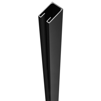 LUXOR BLACK stěnový profil, černá mat NDGU12792B
