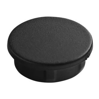 LUXOR BLACK kulatá krytka na ukončení, černá mat NDGU4010176B
