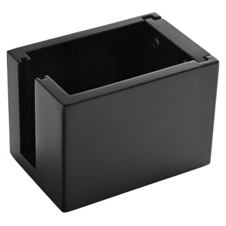 LUXOR BLACK uchycení pojezdového profilu, levé, černá mat NDGU29030176B