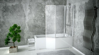 vana ESTE 150x74 cm, levá  VANEST15L