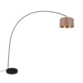 Stojací lampa TRIO MANSUR černá kov 419200141