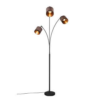 Stojací lampa REALITY DAVOS černá kov R41553041
