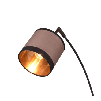Stojací lampa REALITY DAVOS černá kov R41553041