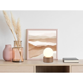 Stojací lampa REALITY COUNTESS kávová kov R59051065
