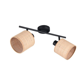 Nástěnná lampa REALITY AIMEE černá kov R81852036