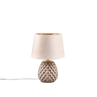 Stojací lampa REALITY ARIANA hnědá keramika R51531044
