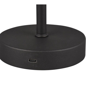 Stojací lampa REALITY JEFF černá kov R59151132