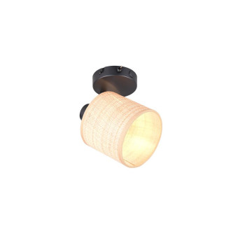 Nástěnná lampa REALITY AIMEE černá kov R81851736