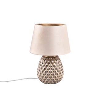 Stojací lampa REALITY ARIANA hnědá keramika R51531944
