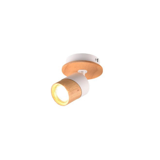 Nástěnná lampa TRIO ARUNI hnědá dřevo 801170131