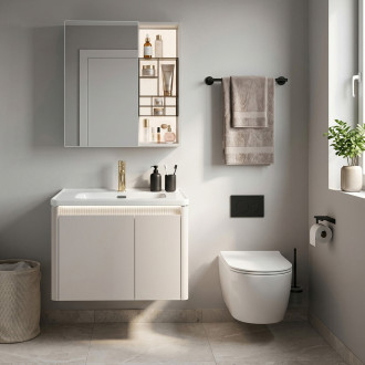 Sada koupelnového nábytku s umyvadlem Sora DE07-60 Beige 60CM