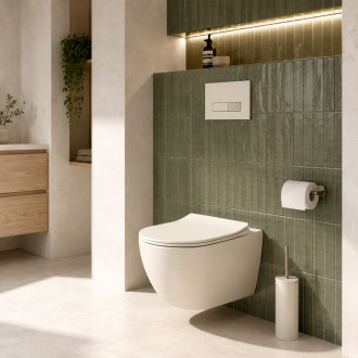 Závěsná WC mísa REA Focus Tornado Creme