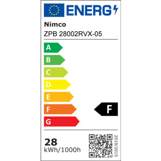 Nimco ZPB 28002RVX-05 Bílé kulaté LED zrcadlo pr. 800 se dvěma dotykovými senzory