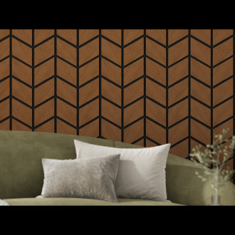 Mexen Form 03 panel ścienny akustyczny 71,5 x 58 cm (4szt.), filc 9 mm, fornir techniczny, Dąb Natural - S111-71587-03-042