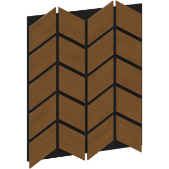 Mexen Form 03 panel ścienny akustyczny 71,5 x 58 cm (4szt.), filc 9 mm, fornir techniczny, Dąb Natural - S111-71587-03-042