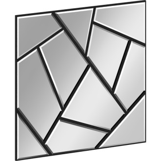 Mexen Form 04 panel ścienny akustyczny 60 x 60 cm (4szt.), filc 9 mm, fornir techniczny, Lustro - S111-60607-04-099