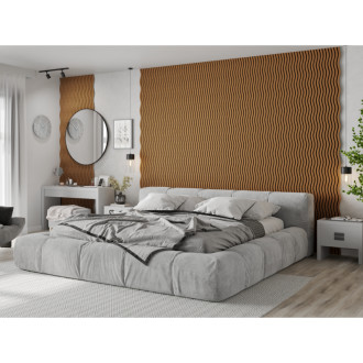 Akustické stěnové lamely Mexen Lam-SF 01 280 x 30 cm, plsť 9 mm, technická dýha, přírodní dub - S106-280-01-042