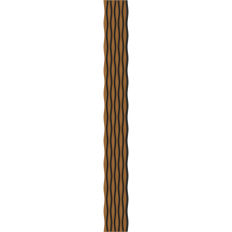 Akustické stěnové lamely Mexen Lam-SF 26 280 x 30 cm, plsť 9 mm, technická dýha, přírodní dub - S106-280-26-042