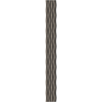 Akustické nástěnné lamely Mexen Lam-SF 26 280 x 30 cm, plsť 9 mm, technická dýha, šedý dub - S106-280-26-043
