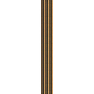 Akustické stěnové lamely Mexen Lam-F Slim 01 280 x 36,5 cm, plsť 9 mm, technická dýha, Classic Oak - S107-280-01-041
