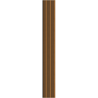 Akustické stěnové lamely Mexen Lam-F Slim 01 280 x 36,5 cm, plsť 9 mm, technická dýha, přírodní dub - S107-280-01-042