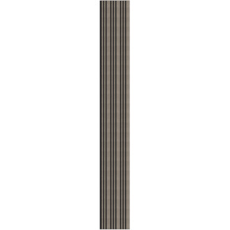 Akustické stěnové lamely Mexen Lam-F Slim 01 280 x 36,5 cm, plsť 9 mm, technická dýha, šedý dub - S107-280-01-043