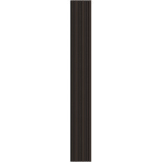 Akustické stěnové lamely Mexen Lam-F Slim 01 280 x 36,5 cm, plsť 9 mm, technická dýha, Černý dub - S107-280-01-046