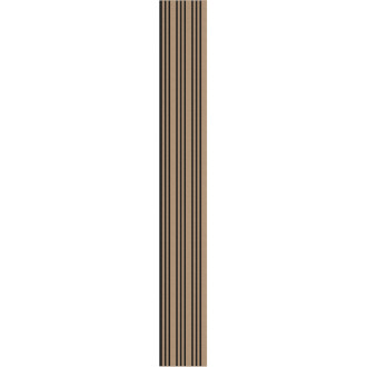 Akustické nástěnné lamely Mexen Lam-F Slim 01 280 x 36,5 cm, 9mm plsť, technická dýha, světlý ořech - S107-280-01-047