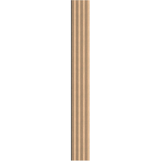Akustické stěnové lamely Mexen Lam-F Nano 01 280 x 32,4 cm, 9mm plsť, technická dýha, bělený dub - S108-280-01-040
