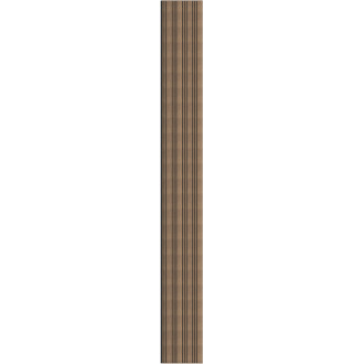 Akustické stěnové lamely Mexen Lam-F Nano 01 280 x 32,4 cm, plsť 9 mm, technická dýha, tmavý ořech - S108-280-01-044