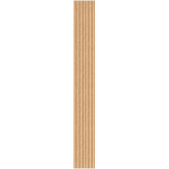 Mexen Ovalo 01 drážkované flexibilní nástěnné lamely 280 x 36 cm, technická dýha, bělený dub - S130-280-01-040