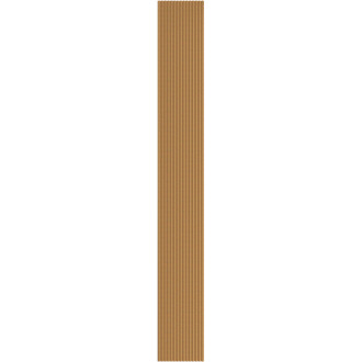 Mexen Ovalo 01 drážkované flexibilní nástěnné lamely 280 x 36 cm, technická dýha, klasický dub - S130-280-01-041