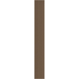 Mexen Ovalo 01 drážkované flexibilní nástěnné lamely 280 x 36 cm, technická dýha, tmavý ořech - S130-280-01-044
