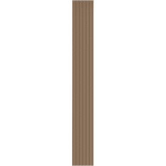 Mexen Ovalo 01 drážkované flexibilní nástěnné lamely 280 x 36 cm, technická dýha, světlý ořech - S130-280-01-047