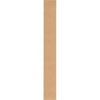 Mexen Ovalo 02 drážkované flexibilní nástěnné lamely 280 x 36 cm, technická dýha, bělený dub - S130-280-02-040