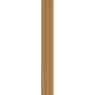 Mexen Ovalo 02 drážkované flexibilní nástěnné lamely 280 x 36 cm, technická dýha, klasický dub - S130-280-02-041