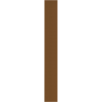 Mexen Ovalo 02 drážkované flexibilní nástěnné lamely 280 x 36 cm, technická dýha, přírodní dub - S130-280-02-042