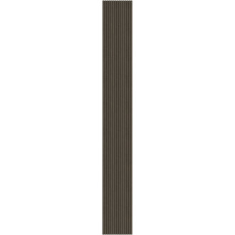 Mexen Ovalo 02 drážkované flexibilní nástěnné lamely 280 x 36 cm, technická dýha, dub Mocca - S130-280-02-045