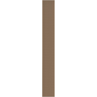 Mexen Ovalo 02 drážkované flexibilní nástěnné lamely 280 x 36 cm, technická dýha, světlý ořech - S130-280-02-047