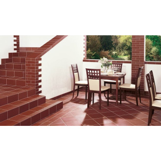 Dlažba Paradyz Klinker Natural rosa 30x30 cm mat NATURAL3030RO
