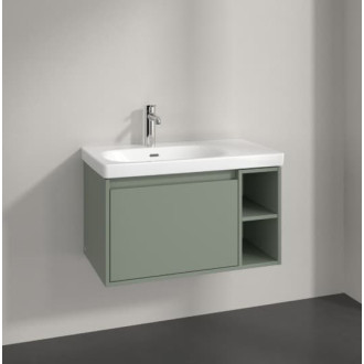 Koupelnová skříňka bez umyvadla Villeroy & Boch Skyla 77,2x43,6x43,9 cm jemně zelená mat C78800AF