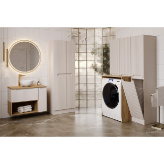 Comad SET-NOC B OAK 80CM 1S LR Koupelnová sestava 80 cm s deskou