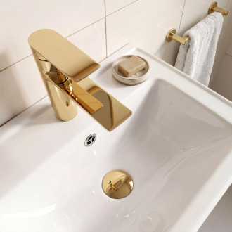 Koupelnová skříňka s umyvadlem Rea DB85-50-3 Orio Light 50cm