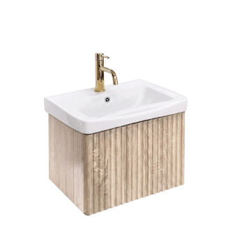 Koupelnová skříňka s umyvadlem Rea DB85-50-3 Orio Light 50cm