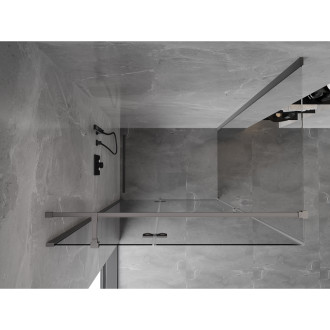 Mexen Mist-H T kabina prysznicowa uchylna lewa 90 x 85 cm, transparent, gun metal - 8A5T-090-085-95-00-L
