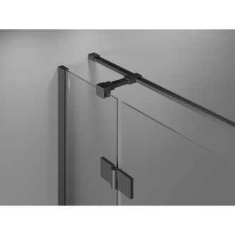 Mexen Mist-H T kabina prysznicowa uchylna lewa 90 x 85 cm, transparent, gun metal - 8A5T-090-085-95-00-L