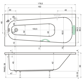 Vana KLASIK 180 bl V113180N04T03001